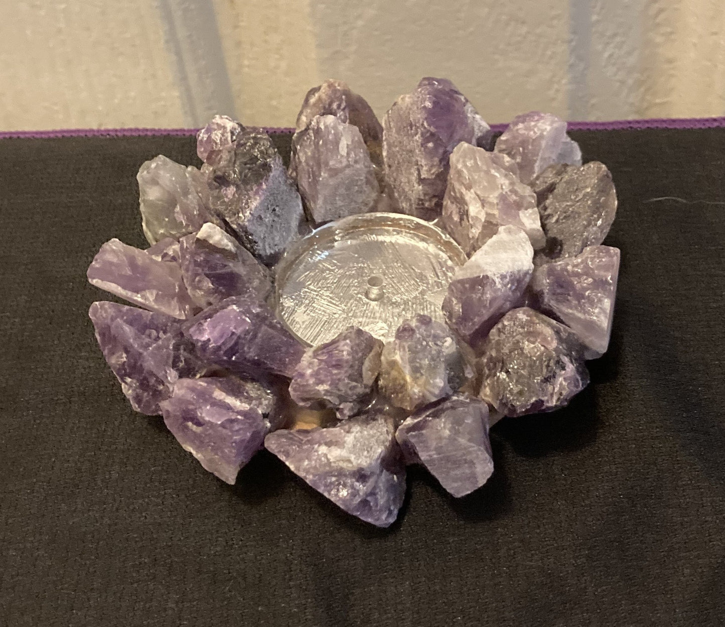 Amethyst Tealight Holder