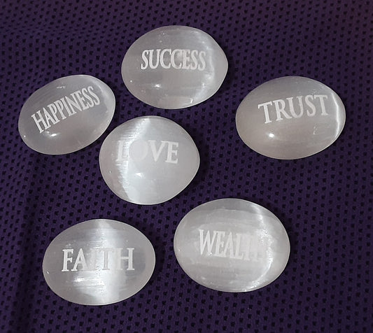 Selenite Wish Stones